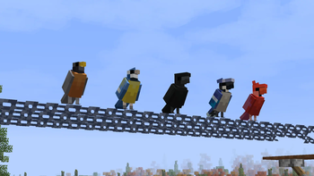 Birds on Power Line