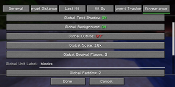 hud settings