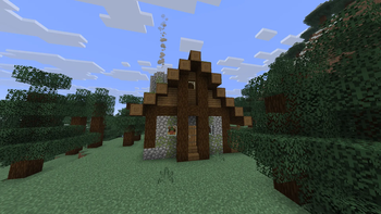 Spruce Lonely Hut