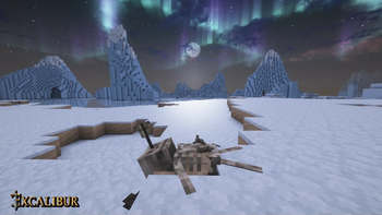 Resting where the snow glows silver