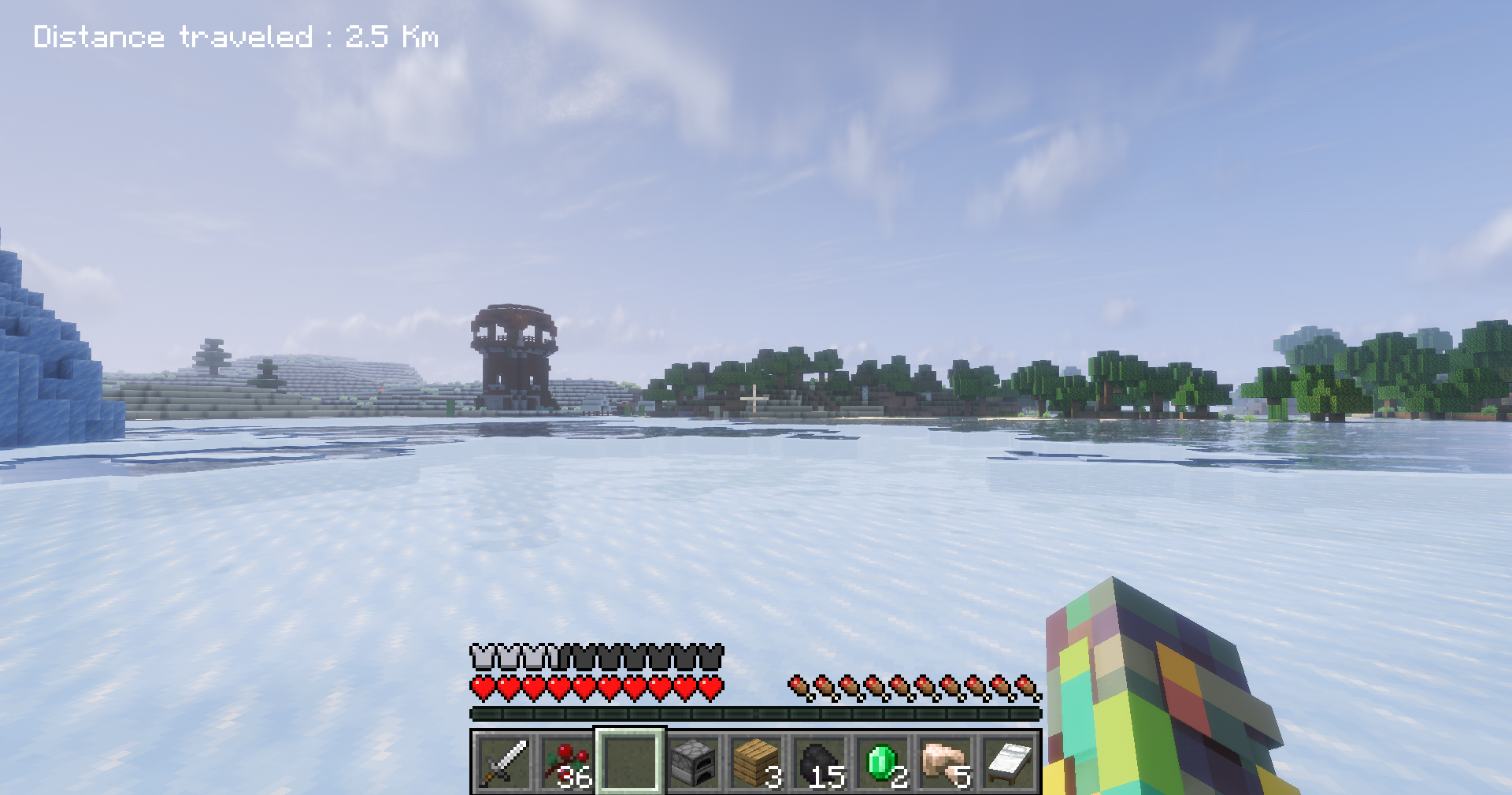 Result in game with Solar shader