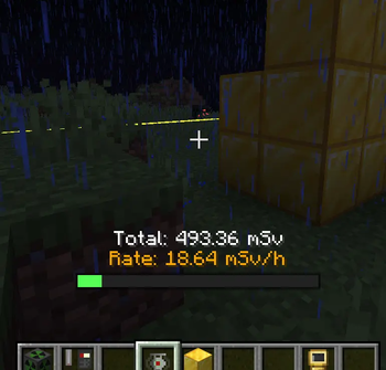 Radiation rate when stays open to rad source