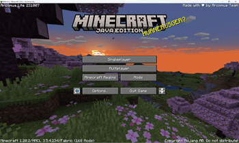 Main Menu