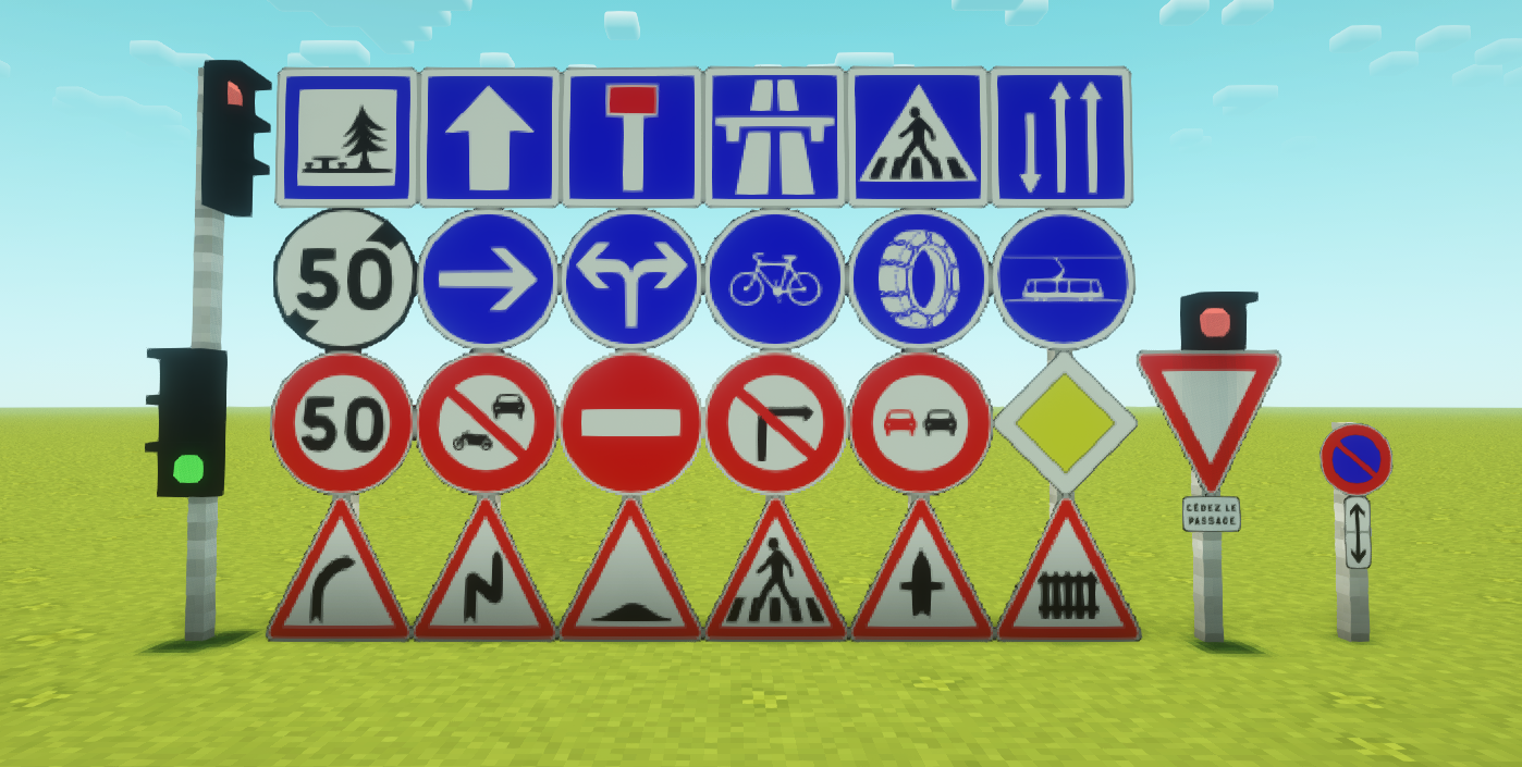 Signs !!!! And traffic lights !!!