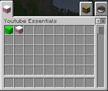 The creative tab