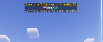 Credits shown in playerlist