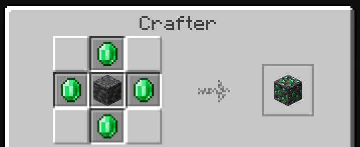 Deepslate Emerald Ore Crafter
