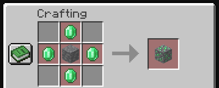 Deepslate Emerald Ore Crafting