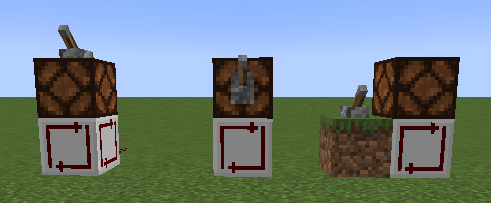 Basic Redstone Clock Block Setups