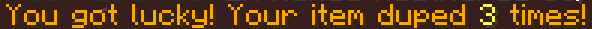 Dupe Message