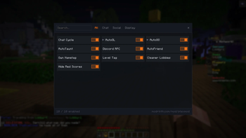 PlexMod Settings