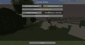 Customise the mod