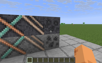 Copper X and coal dots
