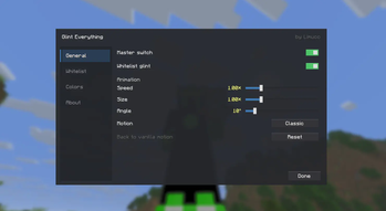General settings
