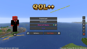 Main menu as 1.4.0