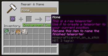 Rename raw teleporter (Not working anymore)