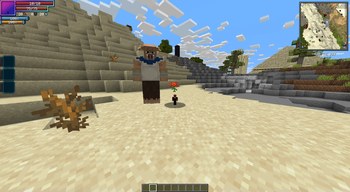 Player Slime with an orc