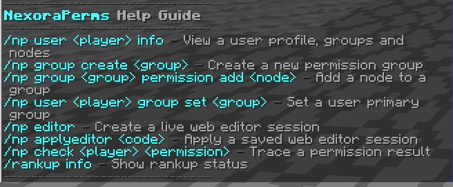 NexoraPerms Help