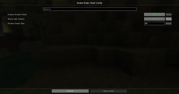 Config Menu