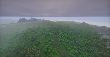 Stony peaks and jungle