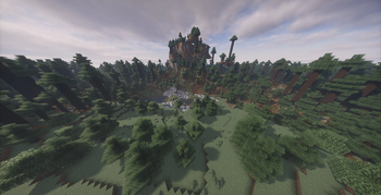 Cave biome above the ground