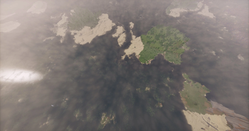 Archipelago aerial viev