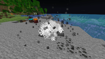 smaller explosions