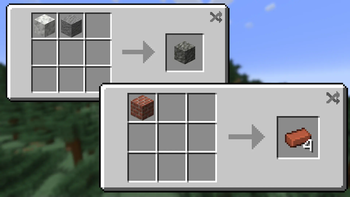 New recipes for stone and unpacking bricks