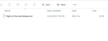 1. Get .mxl file