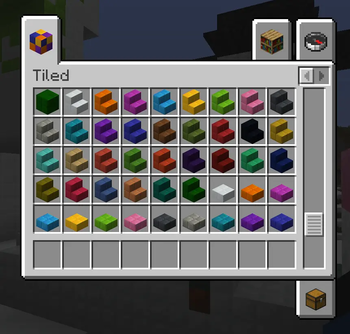 Tile Stairs with Dye Depot