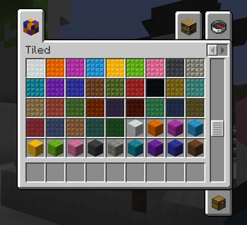 Small Tile Layers with Dye Depot