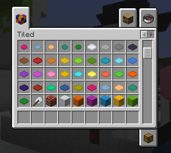Tiles with Dye Depot