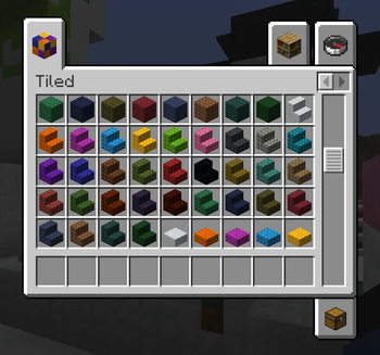 Small Tile Stairs with Dye Depot
