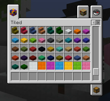Tile Slabs with Dye Depot