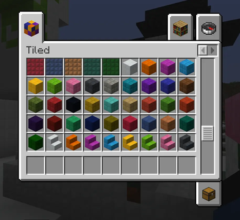 Tile Blocks with Dye Depot