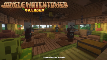 Jungle Pillager Watchtower Interior