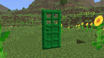 green door