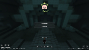 🌑 Main menu with the dark theme