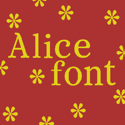 Alice Font