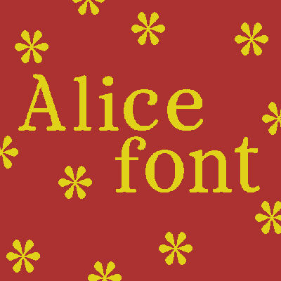 Alice Font