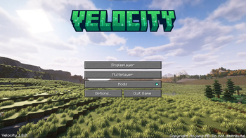 Main menu