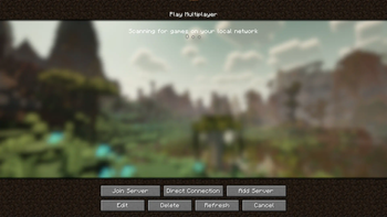 Multiplayer screen