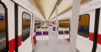 Interior of the IDFM Livery