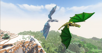 Two Dragons Flying