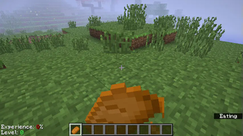 Eating Pumpkin Bread