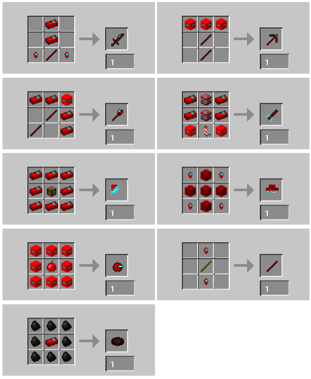 Crafting Recipes Overview