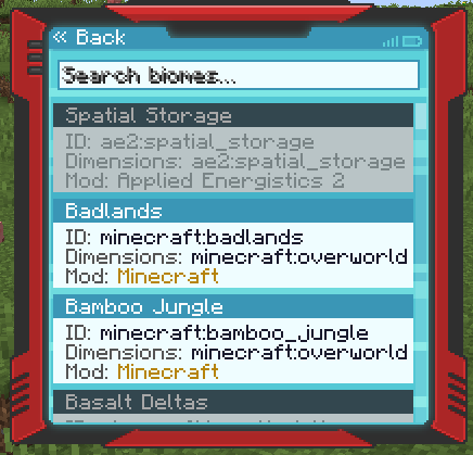 Biome Track