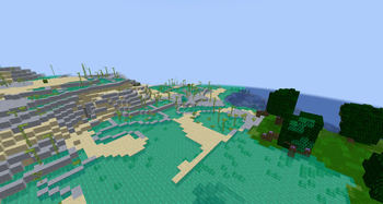 Warm Beach And A Sunken Forest