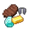 Minecraft, But Eating Drops OP Items