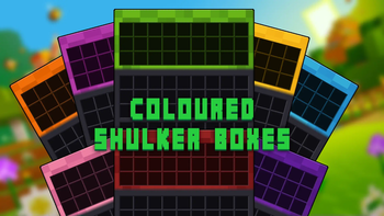 Coloured Shulker Boxes